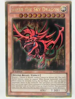 Slifer the Sky Dragon - PGLD-EN032 - Gold Secret Rare - Image 1
