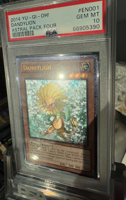 Yugioh Dandylion Ultimate Rare PSA 10 Ap04-en001 - Image 1
