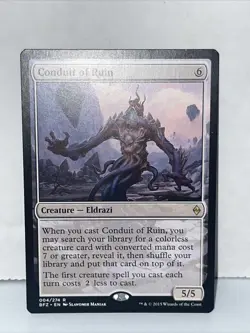 MTG - Conduit Of Ruin - Battle For Zendikar - NM - Magic The Gathering Card - Image 1