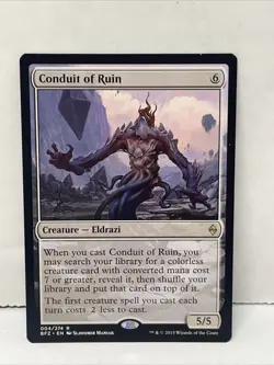 MTG - Conduit Of Ruin - Battle For Zendikar - NM - Magic The Gathering Card - Image 2