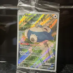 Pokemon TCG Snorlax SVP051 S&V 151 ETB Black Star Promo Card New Sealed - Image 1