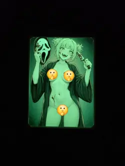 Spicy Waifu Glow Card - Toga- Goddess ACG Custom DIY Fan Art Card NSFW - Image 2