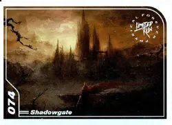 Shadowgate #074 Silver Limited Run Game Trading Card New Mint - Image 1