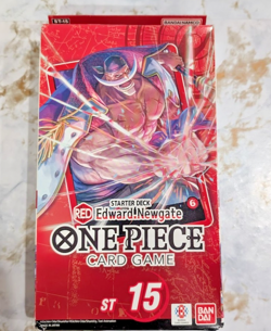 One Piece Card Game ST15 Edward Newgate Starter Deck Red English Factory Sealed - Image 1