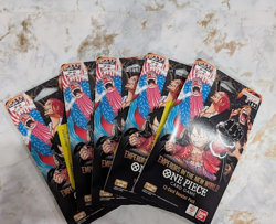 5x One Piece Card Game OP09 Emperors in the New World Booster Packs - English - Image 1