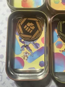 Pokemon 151 TCG Display EMPTY Mini Tins W/ Coin And Art Card - Image 5
