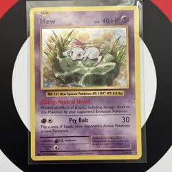 Mew 53/108 XY Evolutions NM Near Mint Holo Foil Rare Pokemon Card - Image 2