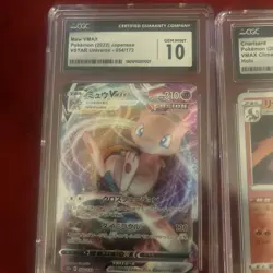 CGC 10 Gem Mint Mew VMAX 054/172 VSTAR Universe s12a Pokemon Card Japanese - Image 1