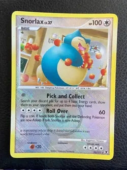 Snorlax 33/111 Cross Hatch League Promo Card (Pokemon) Reverse Holo - Image 1