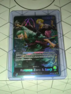 One Piece Card Game Roronoa Zoro & Sanji ST12-001 L Leader English NM - Image 1