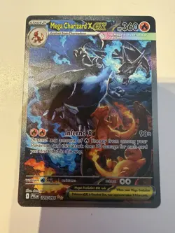 Pokemon Card Phantasmal Flames Mega Charizard X ex 125/094 SIR NM - Image 1