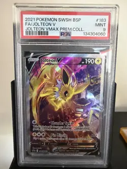 Jolteon Premium Collection Holo Promo Pokemon TCG Card SWSH183 PSA 9 - Image 1