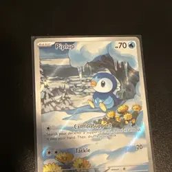2025 Pokemon Mega Evolution Phantasmal Flames - PIPLUP illustration card 98/94 - Image 2