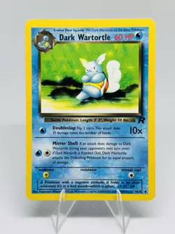 Dark Wartortle 46/82 Team Rocket 2000 WOTC Vintage Pokemon Card - Image 1
