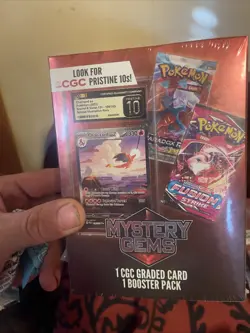 Pokemon Card Mystery Slab Graded PSA/CGC Plus Booster Pack - Image 1