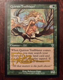 MTG Rebecca Guay Signed Artist Proof - Quirion Trailblazer - Invasion - Image 1