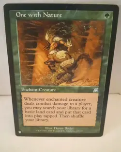 Magic The Gathering One with Nature Mystery Booster 2 The List LP - Image 1