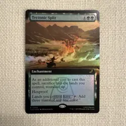 Tectonic Split (Extended Art) MTG Avatar (TLE) R0208 (Foil) NM - Image 1