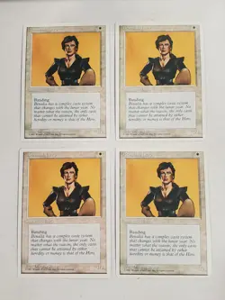 MTG Playset 4x Benalish Hero (4th Edition/White/C) - BGM - Image 1