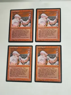 MTG Playset 4x Orcish Captain (Fallen Empires/Red/U) - BGM - Image 1
