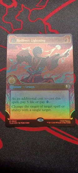 Redirect Lightning [Showcase Foil] #343 Magic Avatar: The Last Airbender - Image 1