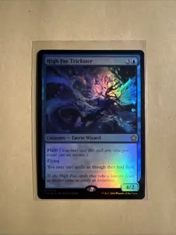MTG High Fae Trickster FDN 0040 R NM FOIL - Image 2