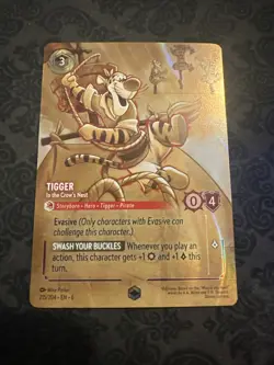 Tigger, In the Crow's Nest - ENCHANTED - Azurite Sea - Lorcana TCG - Image 1