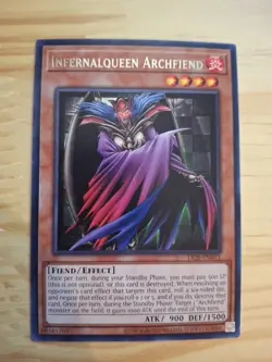 Yugioh 25th Anniversary Infernalqueen Archfiend DCR-EN071 Rare NM - Image 1
