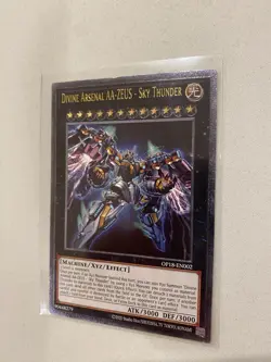 Divine Arsenal AA-ZEUS - Sky Thunder OP18-EN002 Ultimate Rare LP - Image 3