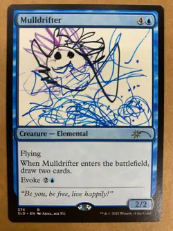 MTG 1x Mulldrifter # 374 Secret Lair Drop Magic the Gathering Card x1 NM - Image 1