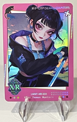 NEW KPop Demon Hunters Exquisite Card Series - Zoey XR ! LMNT-XR-008 FOIL NEW - Image 1