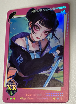 NEW KPop Demon Hunters Exquisite Card Series - Zoey XR ! LMNT-XR-008 FOIL NEW - Image 2