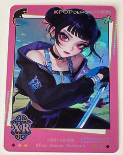 NEW KPop Demon Hunters Exquisite Card Series - Zoey XR ! LMNT-XR-008 FOIL NEW - Image 3
