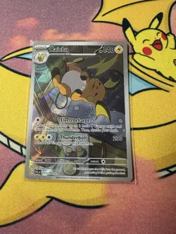 Pokemon TCG Raichu Holo 211/193 Illustration Card Paldea Evolved NM - Image 1