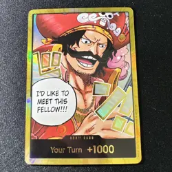 One Piece Gol.D.Roger GOLD DON!! Card (OP-13) English - Image 1