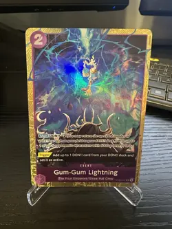 Gum-Gum Lightning (Premium Card Collection -Best Selection Vol. 4-) OP09-077 One - Image 1