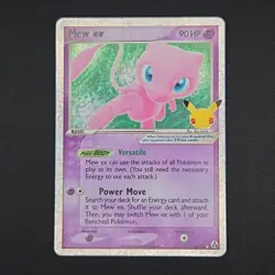 Pokemon TCG Card Mew ex 88/92 Celebrations 25th Anniversary - NM - Image 1