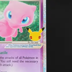 Pokemon TCG Card Mew ex 88/92 Celebrations 25th Anniversary - NM - Image 3