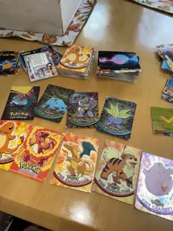 Lot Of 160 Topps Pokemon Cards Holos Tv Movie Mewtwo Strikes Back - Image 1