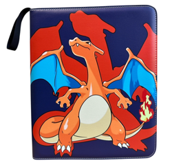 Charizard Card Binder for Pokemon Cards Holder 900 Cards w/ 50 Removable Sleeves - Image 1