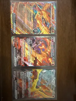 Destined Rivals Pokemon Moltres Ultra Premium Collection (3) Promo Cards Only - Image 1