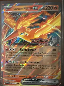 Destined Rivals Pokemon Moltres Ultra Premium Collection (3) Promo Cards Only - Image 4