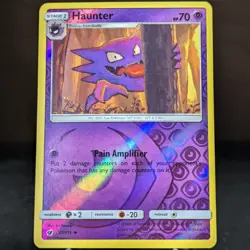 Haunter 37/111 NM Reverse Holo Crimson Invasion Pokemon Card SM spooky gas ghost - Image 1