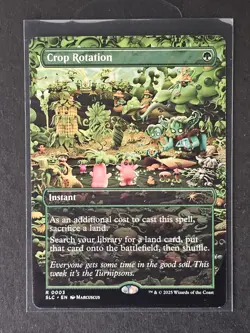 MTG Crop Rotation (R 0003) Borderless Non-foil SLC: An Encyclopedia Of Magic - Image 1