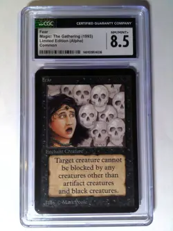 MTG Fear Alpha CGC 8.5 - Image 1