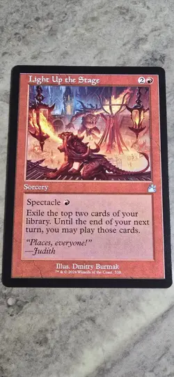 Light Up the Stage (Retro Frame) Ravnica Remastered Regular Sorcery MTG NM - Image 1