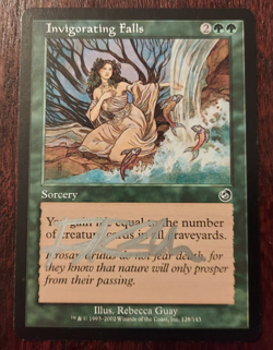 MTG Rebecca Guay Signed Artist Proof - Invigorating Falls - Torment - Image 1