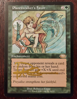 MTG Rebecca Guay Signed Artist Proof - Planeswalker's Favor - Planeshift - Image 1