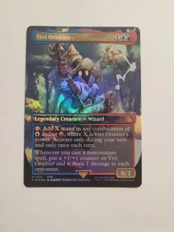 MTG Magic: The Gathering Final Fantasy Vivi Ornitier (Borderless) Foil 0321 FIN - Image 1