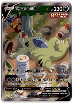 Tyranitar V 2021 Battle Styles Ultra Rare FRENCH #155 - Image 1